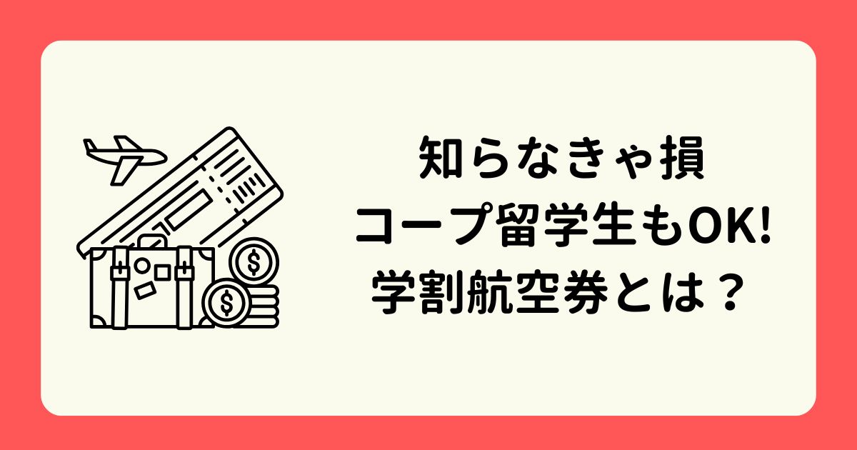 アイキャッチ-学割航空券とは？