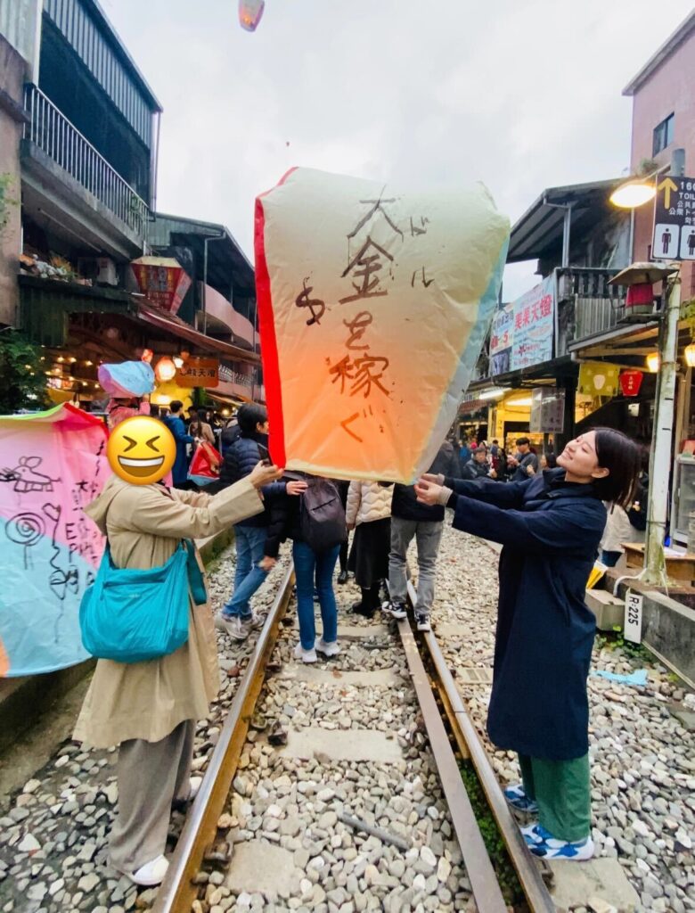 留学前の台湾旅行にて